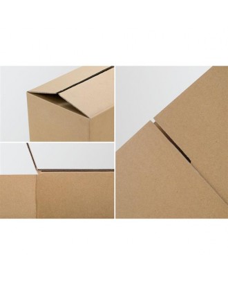 100 Corrugated Paper Boxes 4x4x4"（10*10*10cm）Yellow
