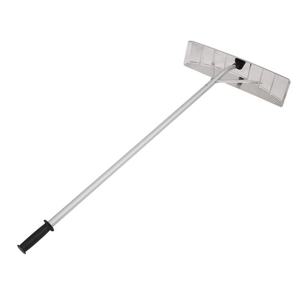 5ft to 20ft Length Adjustable Handle Lightweight Snow Removel Tool w/ 26 inch Width Blade Goplus Aluminum Snow Rake 5ft to 20ft 